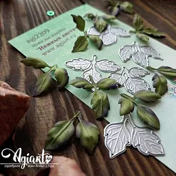 Нож "Нежные листочки", 3,8х4,1 см (AgiArt)