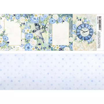Лист с картинками 10х30 см "Небесная роса. Карточки" (ScrapMania)