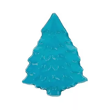 Пуговица пластиковая "Елочка", цвет морская волна (Gamma)