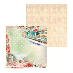 Бумага 30х30 см "Были времена. Лист 03" (Scrapodelie) Бумага 30х30 см "Были времена. Лист 03" (Scrapodelie)