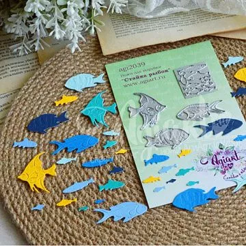Нож "Стайка рыбок", 3,9х3 см (AgiArt)