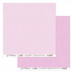 Бумага "Полоска и клетка. Розовые" (Mr.Painter) Бумага "Полоска и клетка. Розовые" (Mr.Painter)