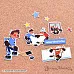 Набор высечек из бумаги "Шайбу! Шайбу!", 41 шт (ScrapMania)