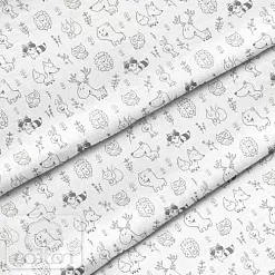 Отрез ткани 39х50 см "Друзья" (Cotton) Отрез ткани 39х50 см "Друзья" (Cotton)