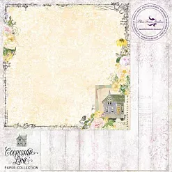 Бумага "Courtship lane. Bourbon ave" (Blue Fern)