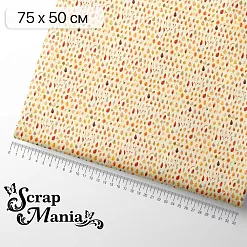 Отрез ткани 75х50 см "Художница Осень. Букет листопада" (ScrapMania)