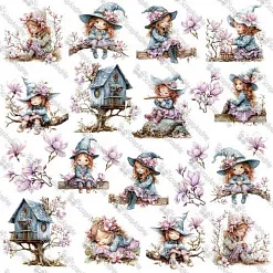 Бумага 30х30 см "Sunday Morning. Girls 2" (ScrapAndMe) Бумага 30х30 см "Sunday Morning. Girls 2" (ScrapAndMe)