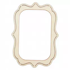 Набор деревянных украшений "Bare Basics. Рамки" (DoCrafts)