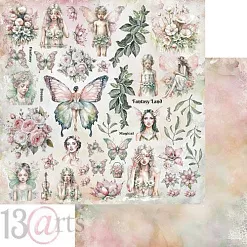 Бумага 30х30 см "Fantasy Land. Hidden Wonders. Для вырезания" (13Arts) Бумага 30х30 см "Fantasy Land. Hidden Wonders. Для вырезания" (13Arts)