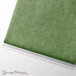 Отрез ткани 75х50 см "Улочки счастья. Зеленый фон" (ScrapMania) Отрез ткани 75х50 см "Улочки счастья. Зеленый фон" (ScrapMania)