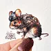 Набор высечек из ткани "Биопанк", 24 шт (RozeFlowers)