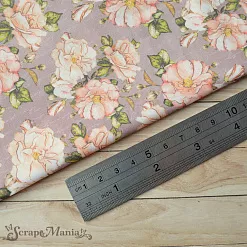 Отрез ткани 75х50 см "Девичья тайна. Цветы" (ScrapMania)