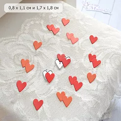 Нож "Каникулы в Париже. Сердечки", 1,7х1,8 см (ScrapMania)