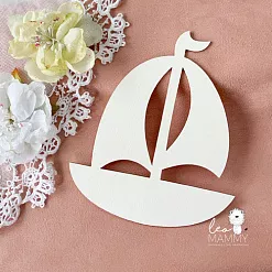 Заготовка для тиснения "Кораблик", 11х12,7 см (LeoMammy)