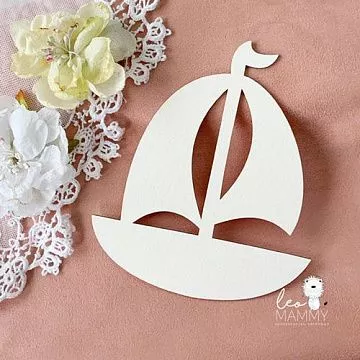 Заготовка для тиснения "Кораблик", 11х12,7 см (LeoMammy)
