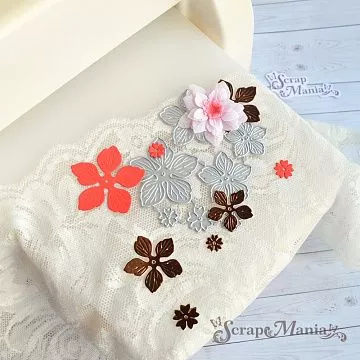 Нож "Цветок пятилистник", 6,5х9 см (ScrapMania)
