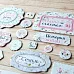 Набор цветного чипборда "Мечты невесты" (Scrapmania)