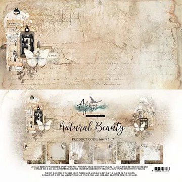 Набор бумаги 30х30 см "Natural Beauty", 6 листов (Alchemy of Art)