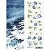 Лист с картинками 10х30 см "Океания. Цветы 2" (ScrapMania)