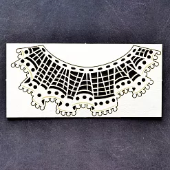 Украшение из чипборда "Шотландская клетка" (Fantasy)