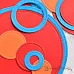 Нож "Круги со строчкой", 12х12 см (ScrapMania)