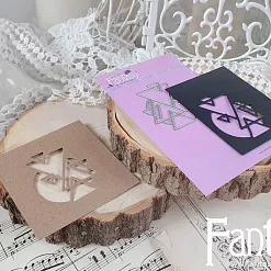 Нож "Абстракция треугольников 1253", 4,8х5,9 см (Fantasy) Нож "Абстракция треугольников 1253", 4,8х5,9 см (Fantasy)