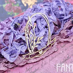 Украшение из чипборда "Рамка с тегом 778" (Fantasy)