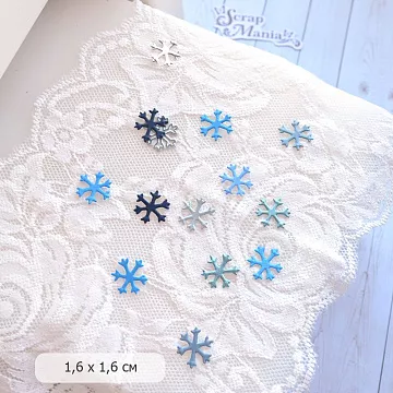 Нож "Этника новогодняя. Снежинка", 1,6х1,6 см (ScrapMania)
