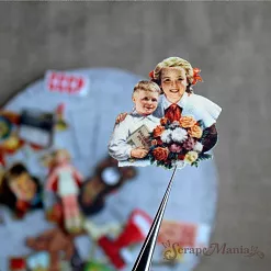 Набор тканевых высечек "СССР", 29 шт (ScrapMania)