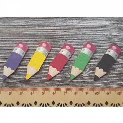 Набор украшений из цветного чипборда "Карандаши" (Благолис)