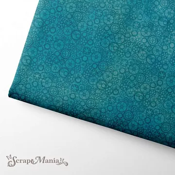 Отрез ткани 75х50 см "Вечные странники. Шестеренки" (ScrapMania)