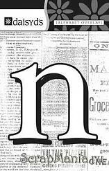 Буква-оверлей "n", 1 лист (Daisy d's) Буква-оверлей "n", 1 лист (Daisy d's)