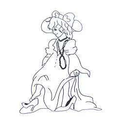 Штамп "Модница" (Студия "Елена") Штамп "Модница" (Студия "Елена")