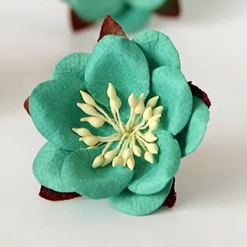 Цветок сакуры "Темно-бирюзовый" (Craft)