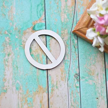 Украшение из чипборда "Знак" (ScrapКрым)