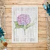 Тканевая карточка "Первая любовь. Гортензия" (ScrapMania)
