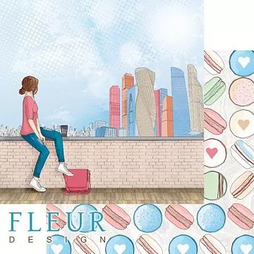 Бумага "Мечтай. Задумчивость" (Fleur-design)