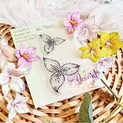 Штамп "Лилии большие" (AgiArt) Штамп "Лилии большие" (AgiArt)