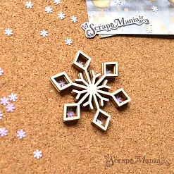 Шейкер "Фономикс. Новогодний. Снежинка 3 мини", 5х4,5 см (ScrapMania) Шейкер "Фономикс. Новогодний. Снежинка 3 мини", 5х4,5 см (ScrapMania)