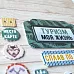 Набор цветного чипборда "Дневник туриста" (Scrapmania)