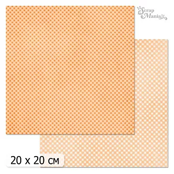 20х20 Бумага "Фономикс. Клетка. Дизайн 5" (ScrapMania)