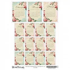 Скрап-карта А4 "Календарь 2019. Сад герцогини" (ScrapMania)