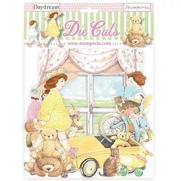 Набор вырубок из плотного картона "Daydream", 45 шт (Stamperia)