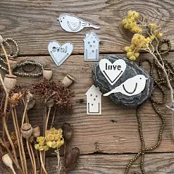 Нож "Скрепочки", 4,8х2,5 см (MimiCut) Нож "Скрепочки", 4,8х2,5 см (MimiCut)