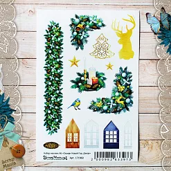 Набор наклеек А6 "Сканди Новый Год. Декор" (ScrapMania)