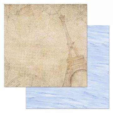 Бумага "Путеводитель. Парижское небо" (ScrapMania)