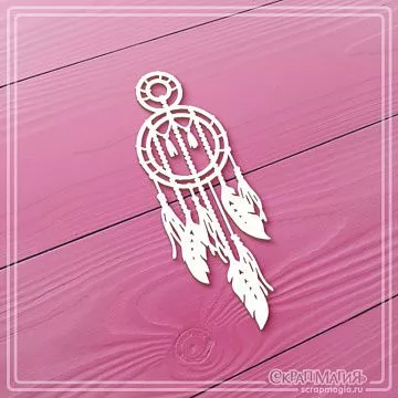 Чипборд "Макраме 4", 3х8,5 см (СкрапМагия)