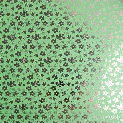 Бумага жемчужная с фольгированием "Мечты" (АртУзор)