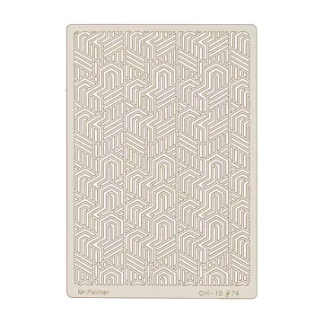 Украшение из чипборда "Графика" (Mr.Painter)