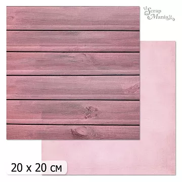 20х20 Бумага "Фономикс. Доски. Дизайн 1" (ScrapMania)